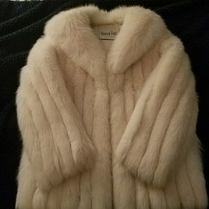 White Fox Fur Coat